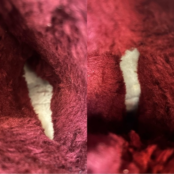 Vintage Alaskan Fleece Lining Suede Smooth Leather Heeled Boots Made in Canada - Picture 12 of 14